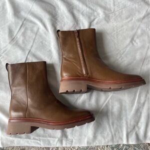 Vince Remi Moto Boot Brown size 7.5